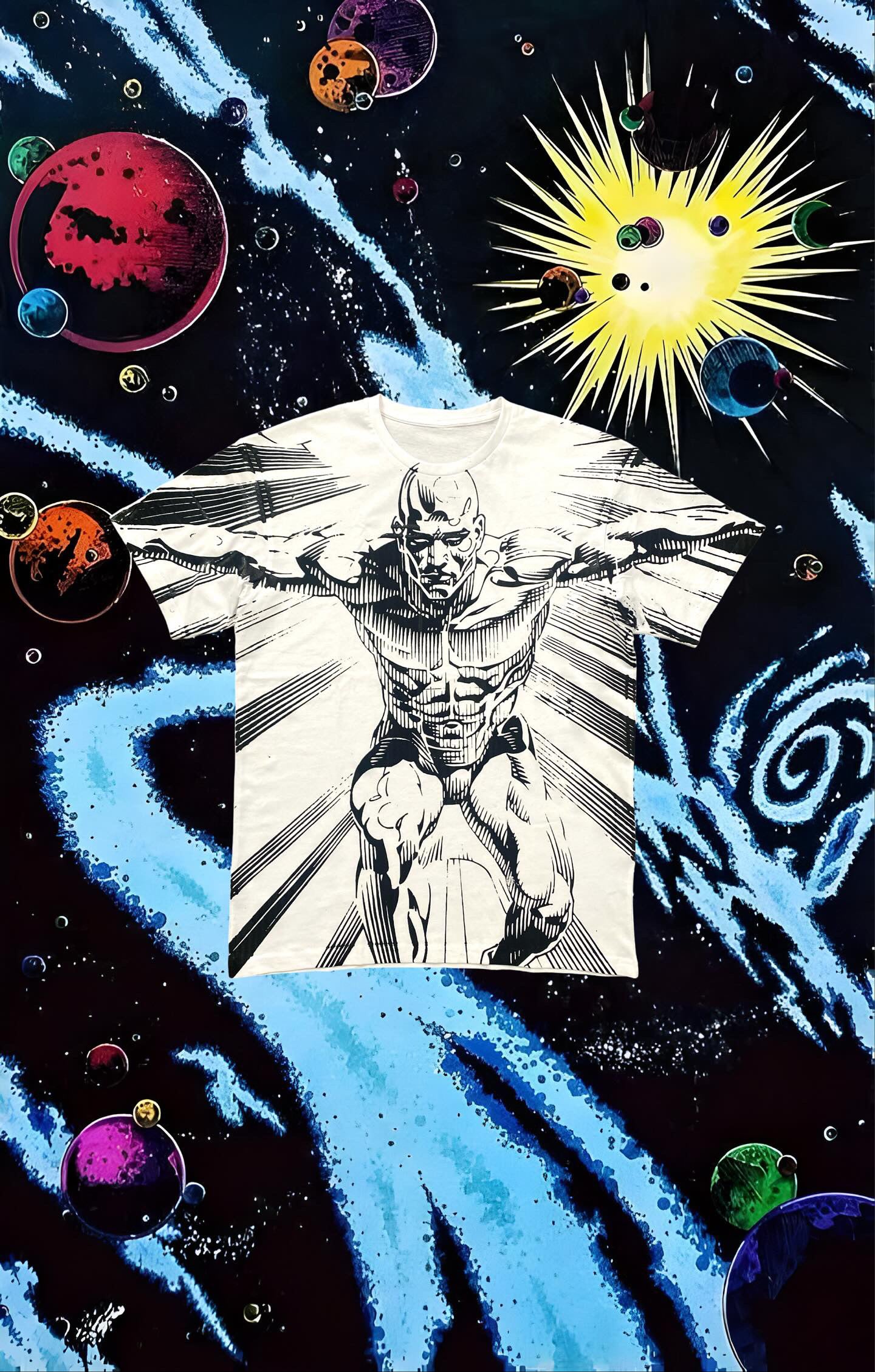 GALACTIC SURFER AOP T-SHIRT